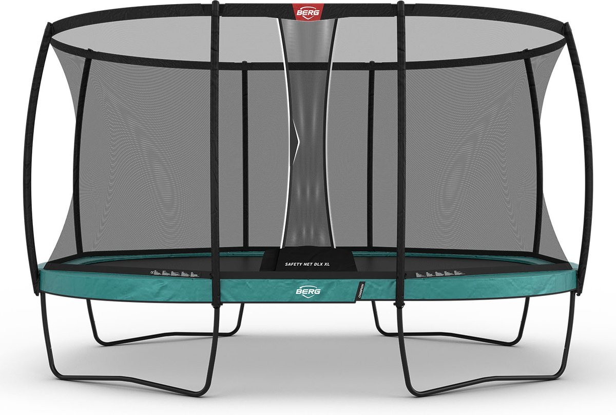 Berg Champion Regular Trampoline - Ovaal - Groen 520 cm - incl. veiligheidsnet deluxe XL