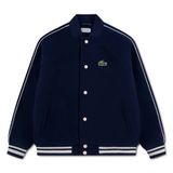 Lacoste baseballjack met logo - donkerblauw