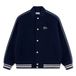 Lacoste baseballjack met logo - donkerblauw