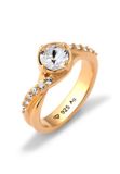 Elli - Ring met Stenen - Vrouwen - Kristal - Wit - 925 Sterling Zilver