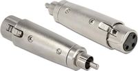 Goobay Wentronic XLR Adapter - RCA Male - XLR 3-pin Female