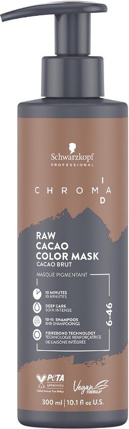 Schwarzkopf Chroma ID 6-46 Raw Cacao Colour Mask 300ml