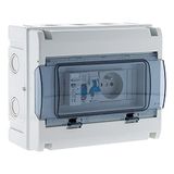 Zenitech - Prise 16A plat - Noir
