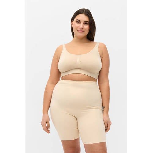 Zizzi licht corrigerende short lichtbeige