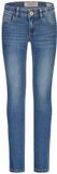Vingino Amia Meisjes Skinny Jeans Mid Blue Wash Katoen/Polyester/Elastaan