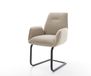 Zoa-Flex Freischwinger Bouclé boue plat noir ressorts ensachés