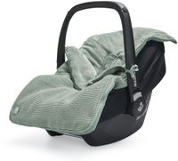 Jollein Basic Knit Footmuff - Forest Green - 42x82cm