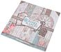 Stamperia Bloc de papier - 30,5 x 30,5 cm - Roses, Points & Bois - 10 feuilles