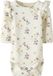 NAME IT NBFGAVO EKO LS SLIM BODY LIL NOOS Baby Bodies Coconut Milk Print Katoen/Lyocell/Elastaan