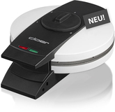 Cloer 1631HB Hartenwafelijzer - 5 Wafels - 930W - Zwart/Wit