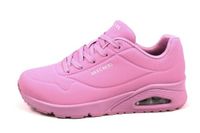 Skechers Uno - Stand On Air Dames Sneakers Roze Maat 39