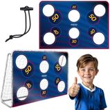 Neo-Sport Doelnet voor schietoefeningen voor voetbaldoel 215 x 150 cm Blauw