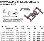 RECMAR Jaw-jaw Swivel RVS 10mm