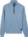 Baileys Heren Trui Half Zip Sweater Katoenen Sweatshirt Lichtblauw 3XL