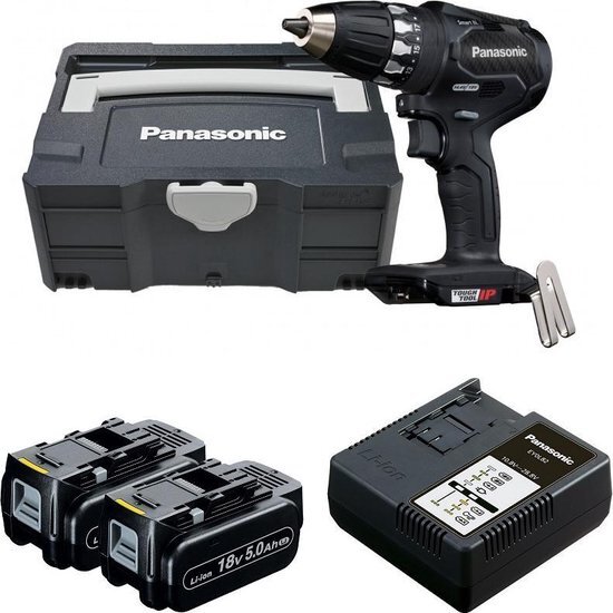 Panasonic Panasonic EY74A3PN2G Accu-schroefboormachine Koolborstelloos 18 Volt 3.0 AH Li-ion + !