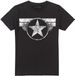 Cotton Soul Marvel Cap Logo Heren T-Shirt - Zwart - M