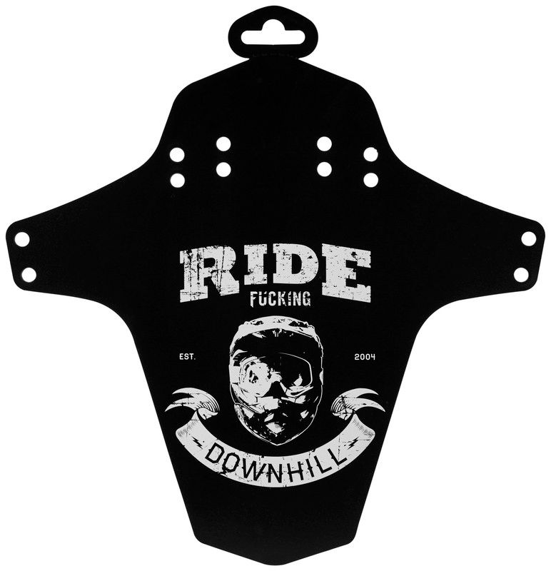 Reverse Ride Fucking Downhill Spatbord - wit/zwart
