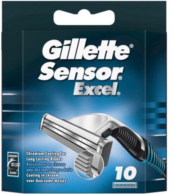Gillette Sensor Excel - Scheermesjes - 10 stuks