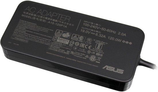 ASUS 0A001-00060900 120W Laptop Adapter - Compatible with Asus A73SD, Pro72S, A4000, A4, X73S, U53SD, ROG G55VW, N75S, A53U, X53SJ, X5MJF, X5MJN, X5MJQ, X53SK, K53SD