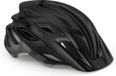 MET Veleno Fietshelm Mannen & Vrouwen – Fietshelm Mountainbike Volwassenen – Elektrische Fiets – Stadsfiets – Maat L (58-61cm) – Black Matt Glossy (Zwart)