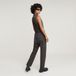 G-Star Wrap s/s jumpsuit wmn - Dames - Jumpsuits - Katoen - Vrouwen - dk black gd