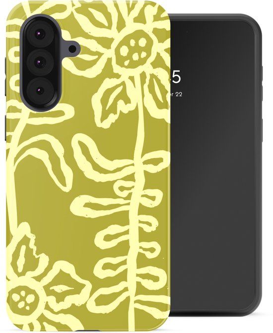 Selencia Hoesje - Geschikt voor Samsung Galaxy A37 (5G) - Backcover - Chalky Bloom