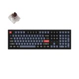 Keychron K10P-H3 Thuis/Werk USB + Bluetooth Zwart, Donkerblauw