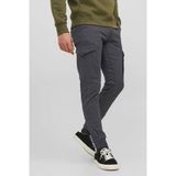 JACK & JONES PANTS STUDIO slim cargobroek grijs