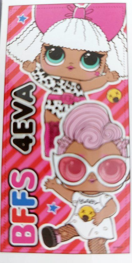 LOL Surprise Strandlaken - 70x140CM - Katoen/Polyester - Kinderen