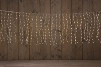 Anna's Collection Anna's Collection LED gordijnverlichting 1000 lampjes transparant 50 x 500cm, warm wit