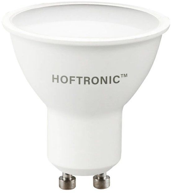 HOFTRONIC GU10 LED spot - 10 Watt 1000 lumen - 6500K Daglicht wit licht - LED reflector - Vervangt 100 Watt
