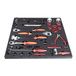 Unior Gereedschapsset voor transmissiegereedschap, 2600 A en 2600 C, rood
