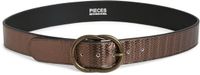 PIECES PCLAURA LEATHER JEANS BELT FC - Mocca