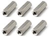M10x17x25 douille hexagonale avec clé Allen, en acier inoxydable (lot de 6)