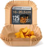 Moritz & Moritz Airfryer Bakpapier 125 Stuks - Vierkant 16 x 16 cm