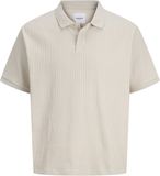 JACK&JONES JJEHARRISON STRUCTURE POLO SS LN Heren Polo M Moonbeam