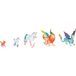 LUPILU® Figurines animaux, 5 pièces (Créatures mythiques)