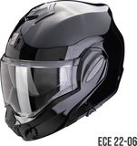 Scorpion Exo-Tech Evo Pro Solid Metallic Black - Systeemhelm - Maat L