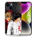 Beschermhoes Manga Death Note Duo iPhone 14 (6.1) MagSafe Compatible Protective Case