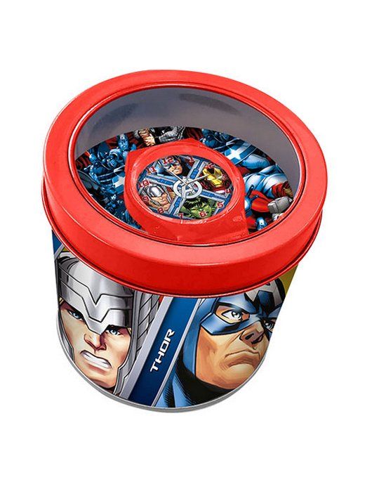 4KidsOnly Avengers Horloge in Metalen Blik