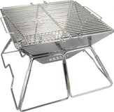 Acecamp Houtskoolbarbecue - 42x42cm - Zilver - RVS - Open Grill