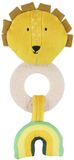 Trixie Bijtspeeltje – Mr. Lion – Siliconen Bijtring & Knisper – Houten Ring & Spiegel – 3m+