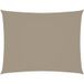 DESIGN IN Voile D'Ombrage Voile De Parasol Tissu Oxford Rectangulaire 3x6 M Taupe