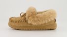 Warmbat Kampi pantoffels voor dames, suède, steenkleur, maat 39