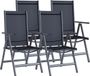 Vcm Set chaise de jardin en aluminium