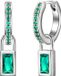 Glanzstücke München Zilveren creolen Sterling zilver Zirkonia in Zilver Oorringen Dames