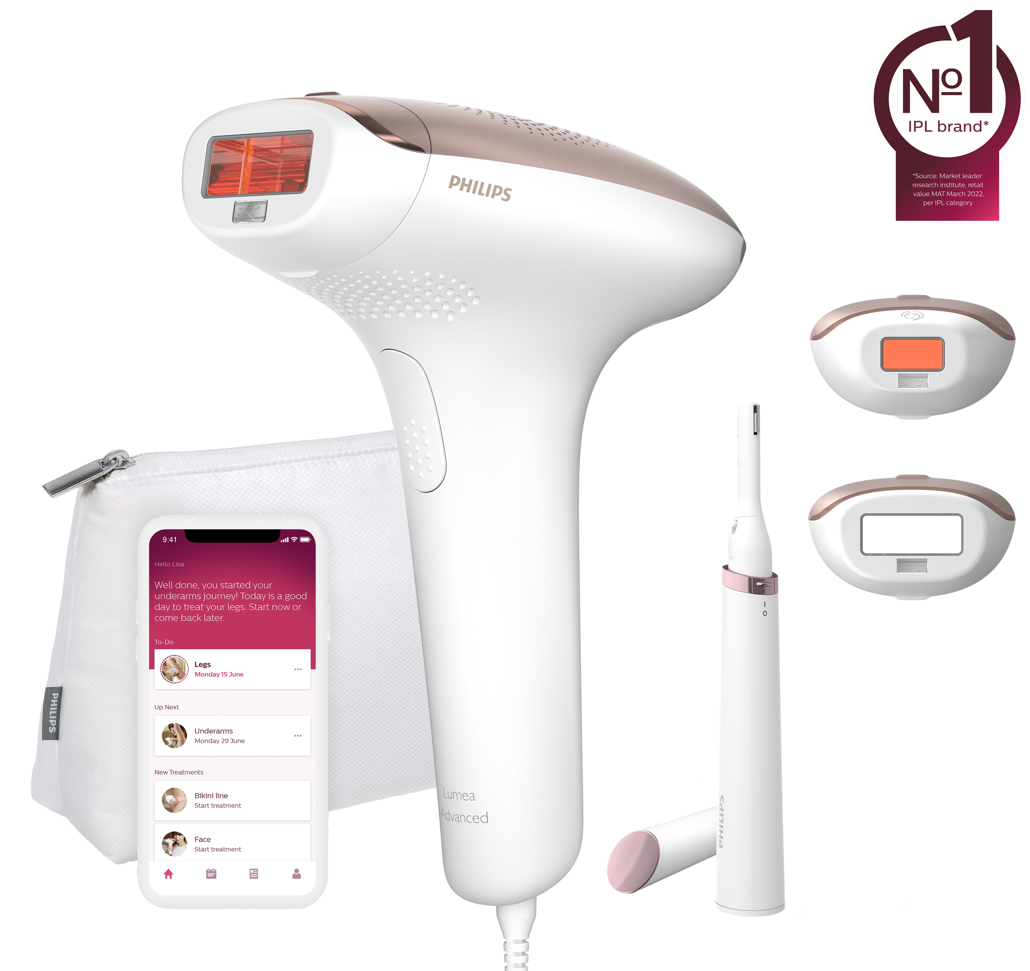 Philips Lumea IPL 7000 Series BRI921/00 IPL-ontharingsapparaat