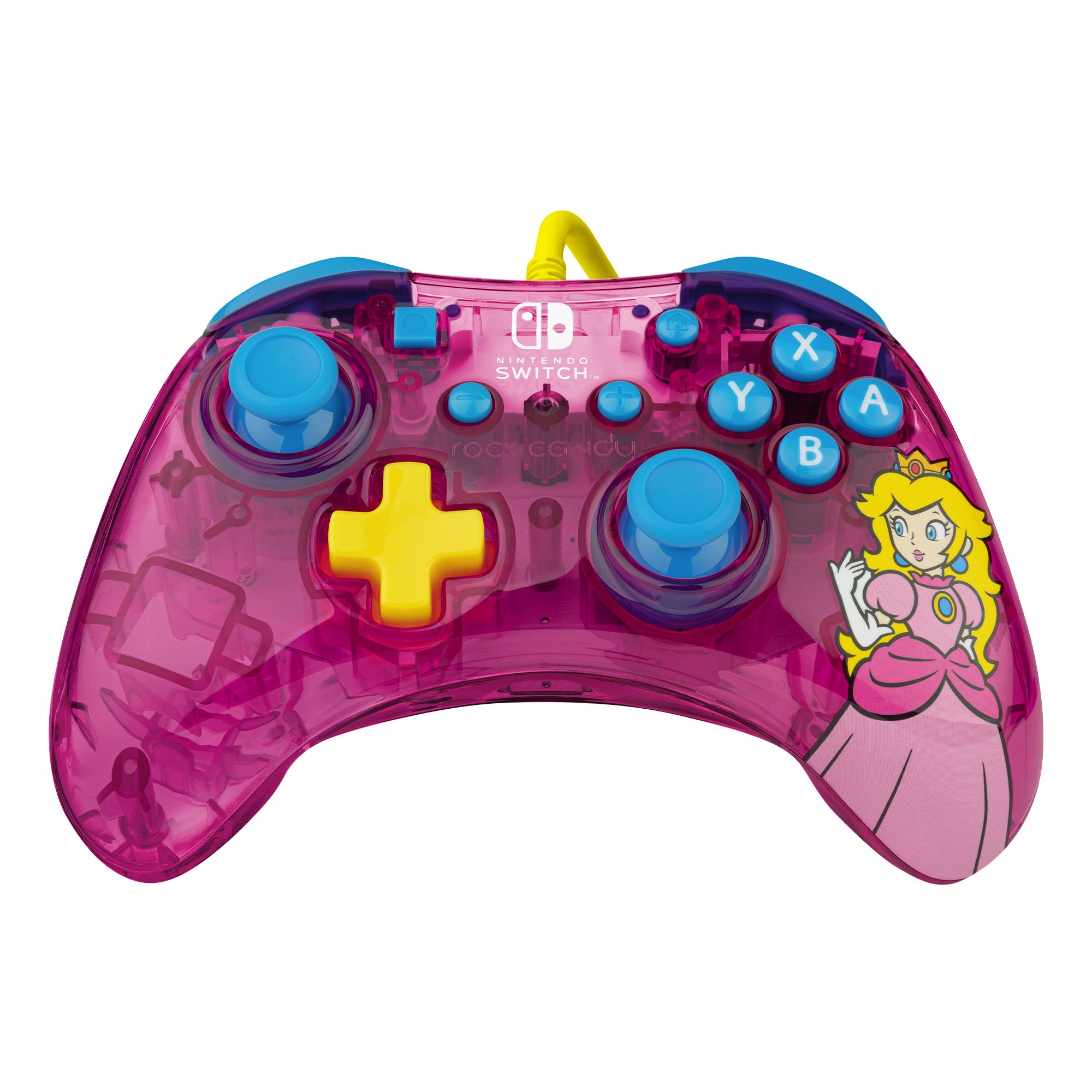 PDP Rock Candy Bedrade Controller - Nintendo Switch & Switch OLED - Bubblegum Peach