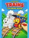 Train Coloring Book: Little Railway Friends: Cute and Fun Designs for Kids and Teens