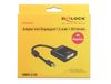 DeLOCK 62605 - Kabel - 0,2 m - Zwart